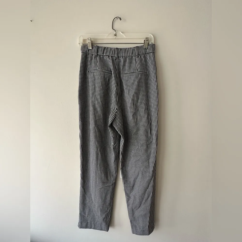 Zara trf collection checkered career pants size small - Image 3