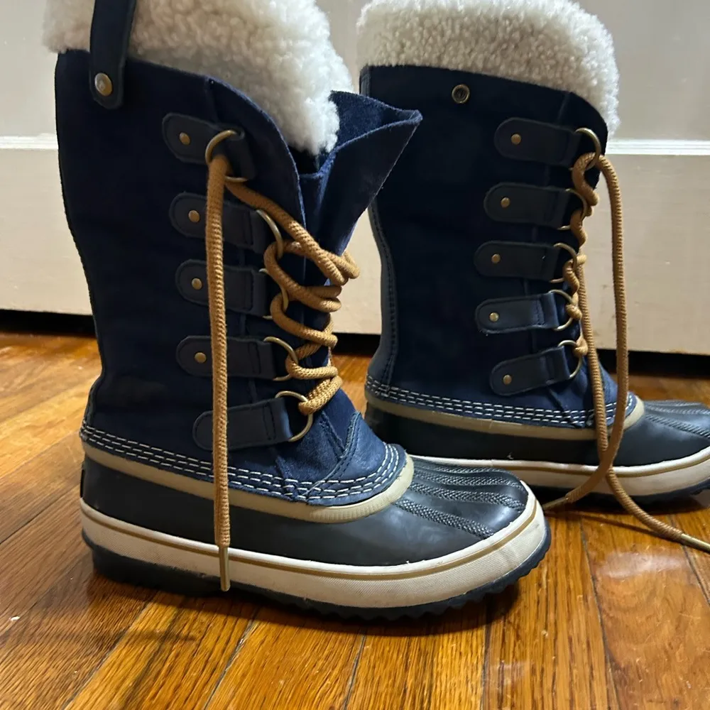 Sorrel Joan of Art Blue Winter Boots Winter Size 6 - Image 2