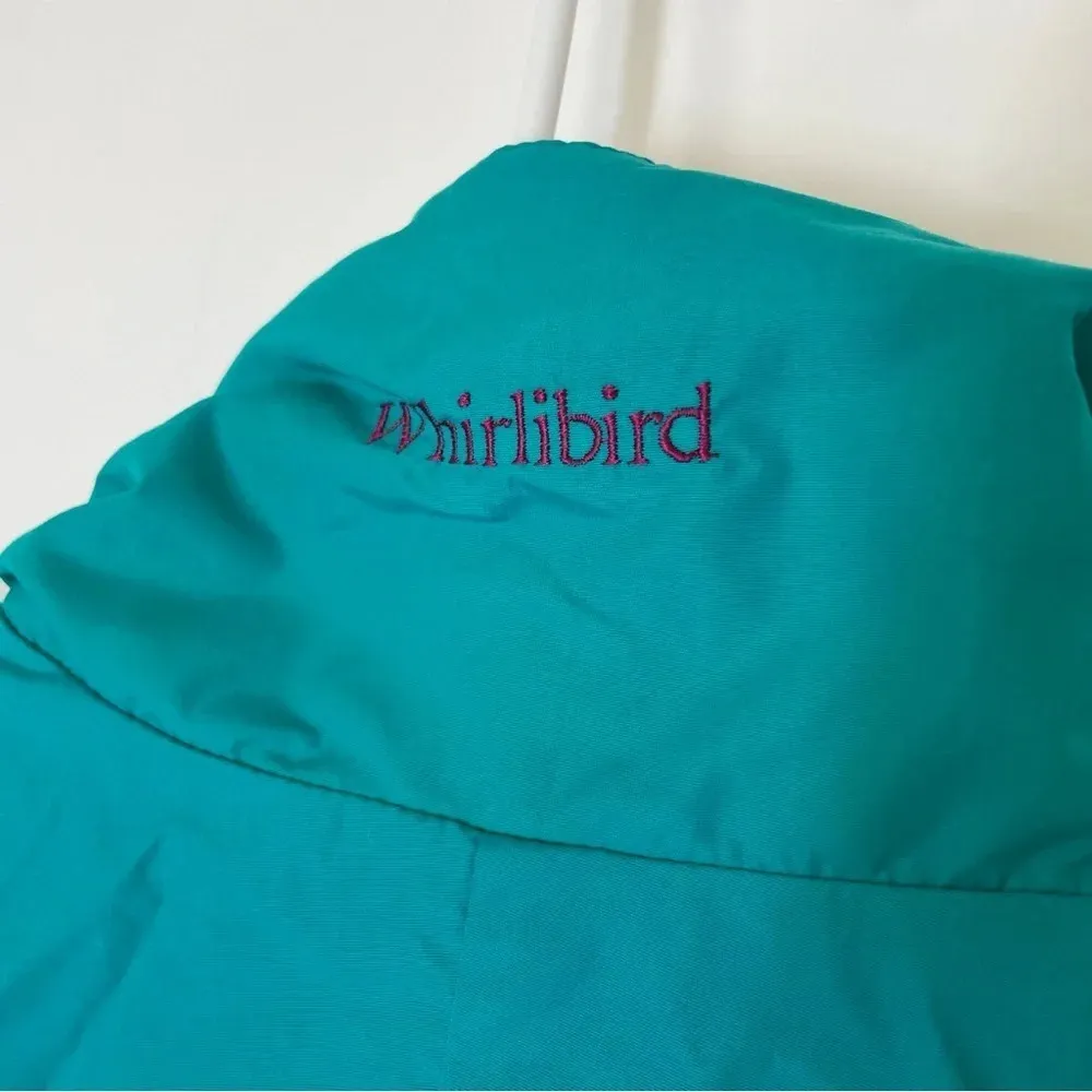 Vintage 1990s Columbia Whirlibird Teal Zip Jacket Size XL - Image 11
