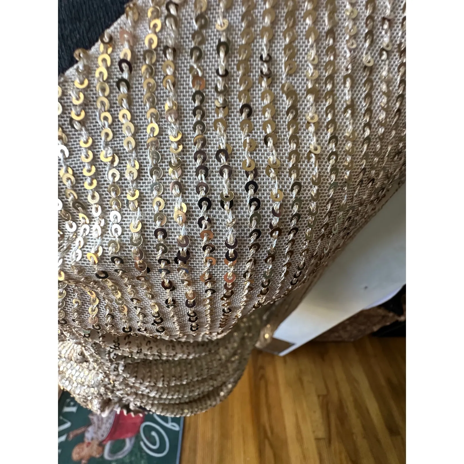 Milk & Honey Gold Sequin Long - Image 3