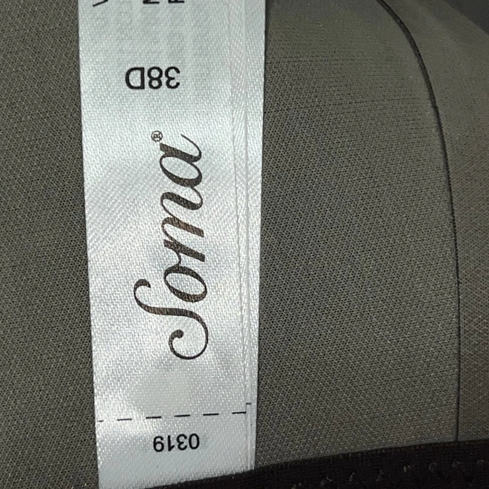 Soma Java Brown Vanishing Strapless Bra 38D Multi-Way Convertible Underwire READ - Image 4