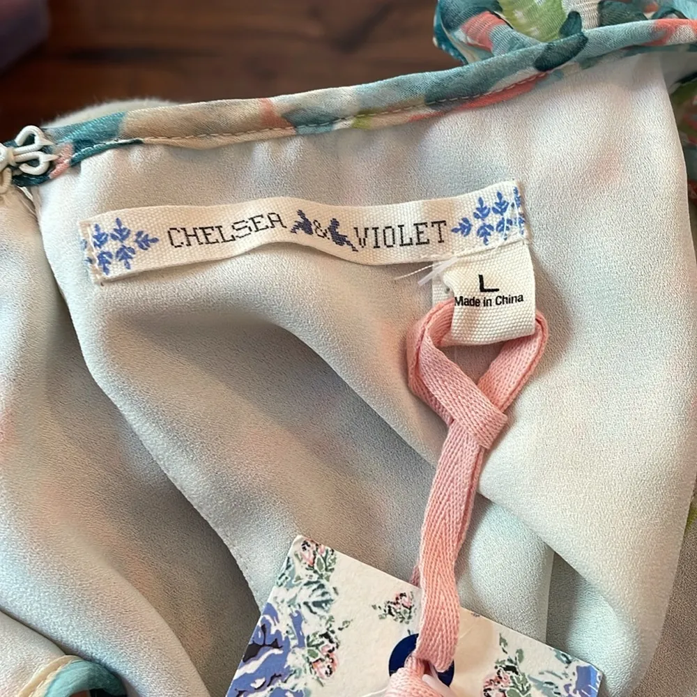 Chelsea & Violet The Getaway Floral Multicolor Ruffle Maxi Dress - Image 9