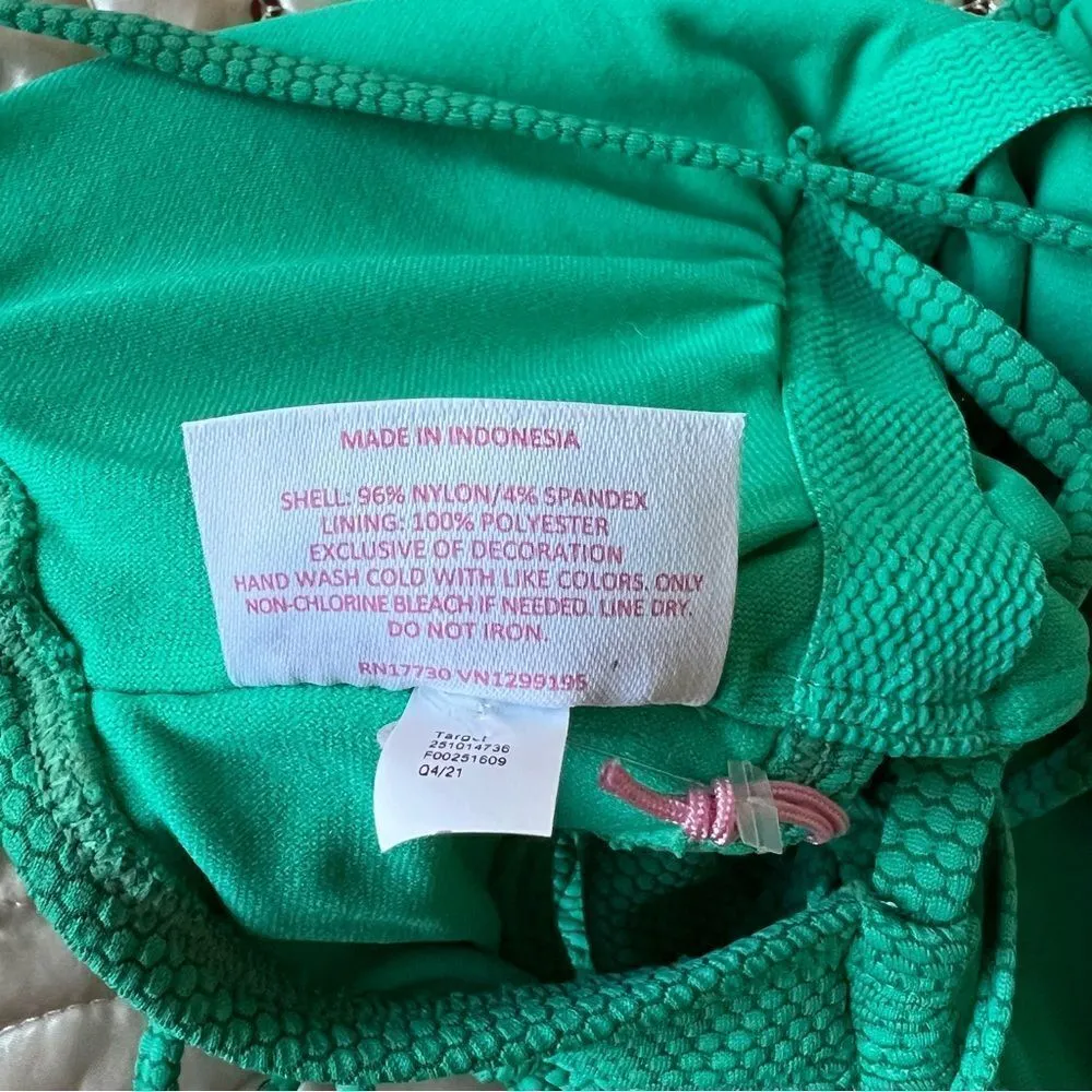 Stoney Clover Lane x Target V-Neck Textured Cheeky High-Leg One Piece Swimsuit - Image 12