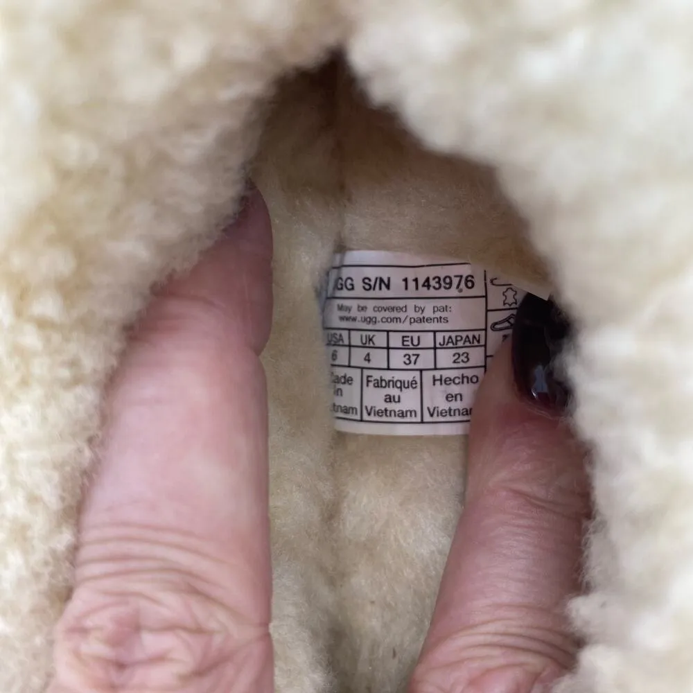 NWOT  Women's size 6 Tazz Sherling Braided Platform Slippers Natural Cream - Image 9