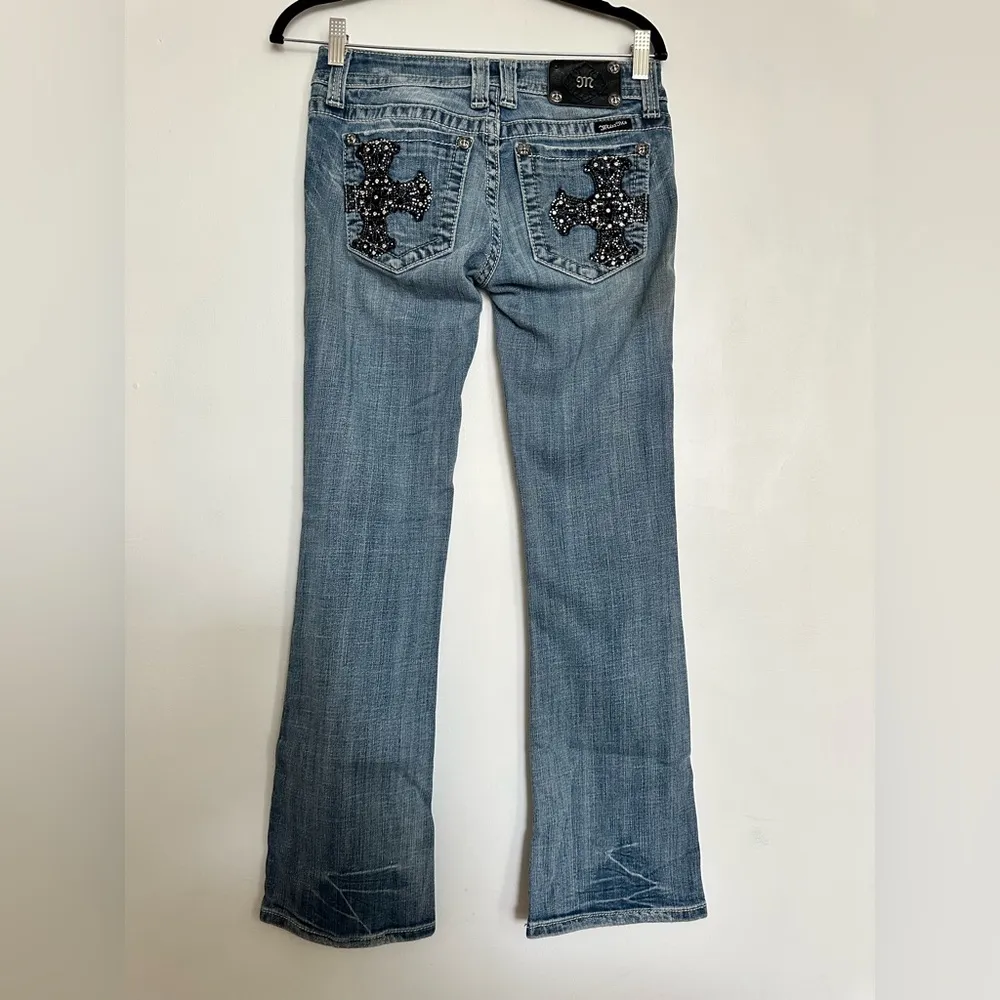 Miss Me  Studded Cross Boot Jeans - Image 2