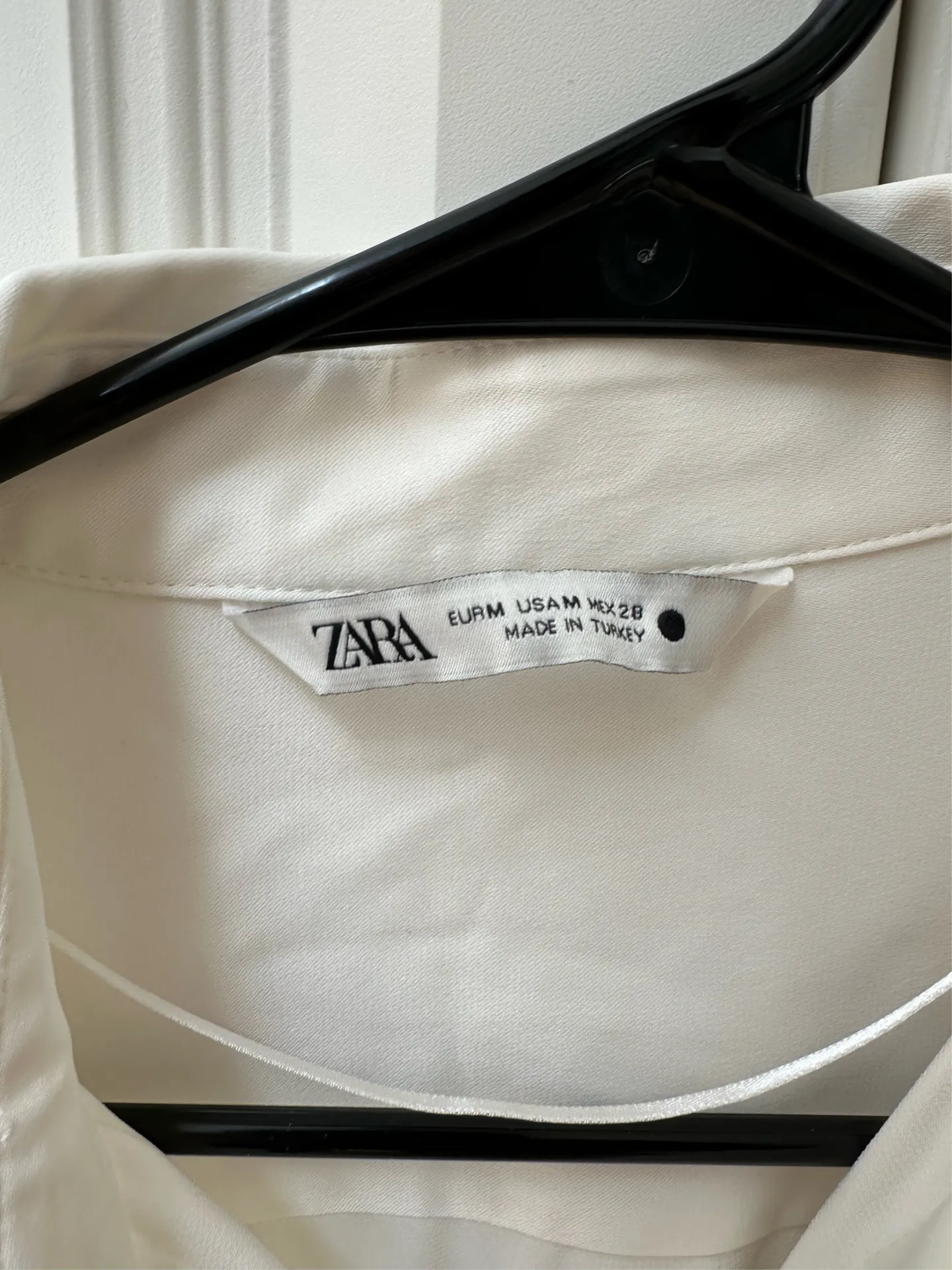 ZARA Satin Button Down Blouse - Image 3