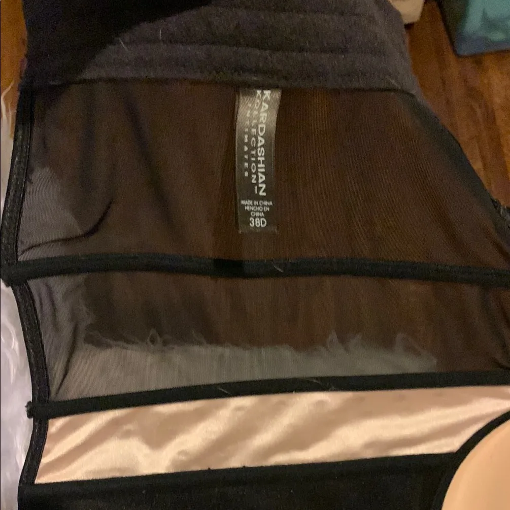 Kardashian Kollection Black Polka Dot‎ Bustier - Image 4