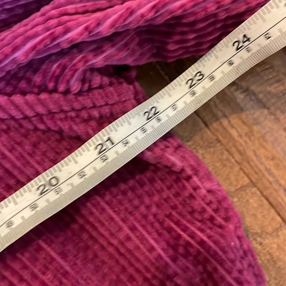 L.L. Bean pink corduroy lined jacket size medium - Image 4