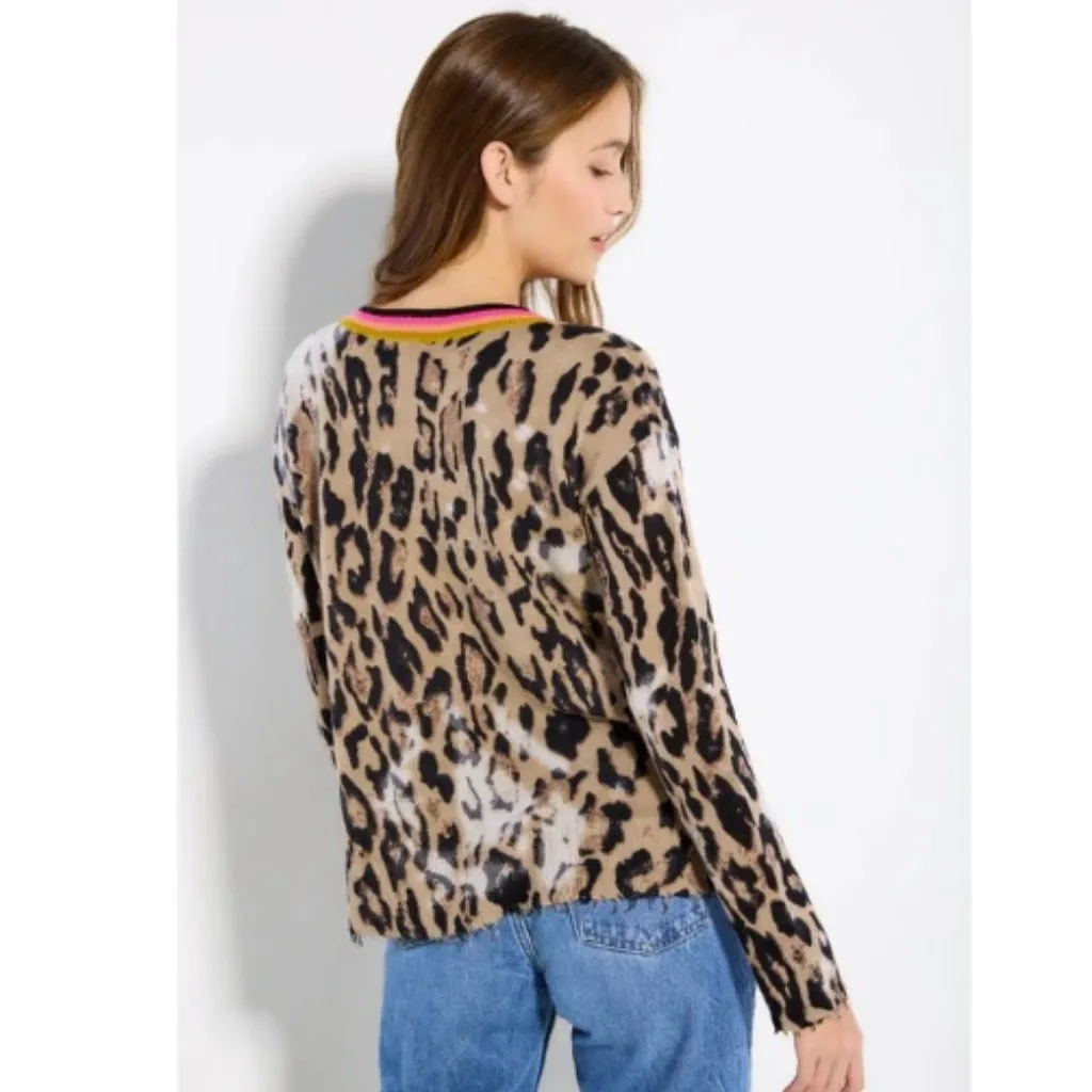 Lisa Todd Wild Side Sweater, Mink/Mocha Tan | Size Small - Image 2