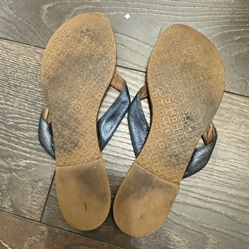 Tory Burch Women’s 9M Blue Thora Sandals - Image 3