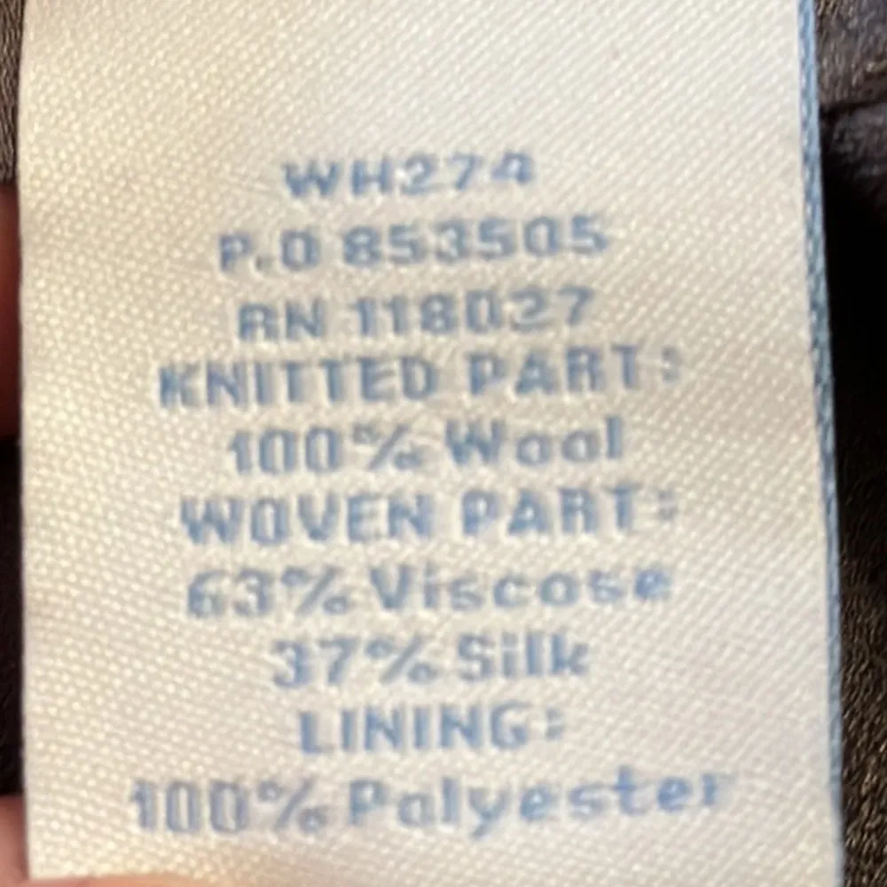 Boden Cosmopolitan Poppy‎ Wool Silk Blend Dress US 6R WH274 Purple Size 6 - Image 12