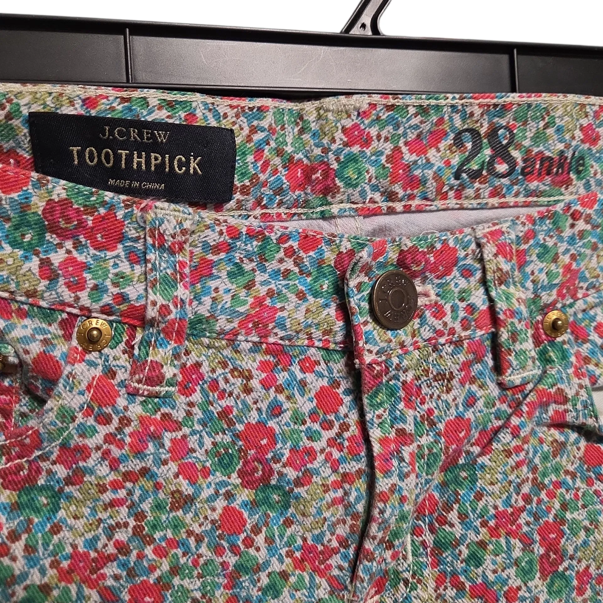 J. Crew Multicolor Floral Print Pants - Image 5