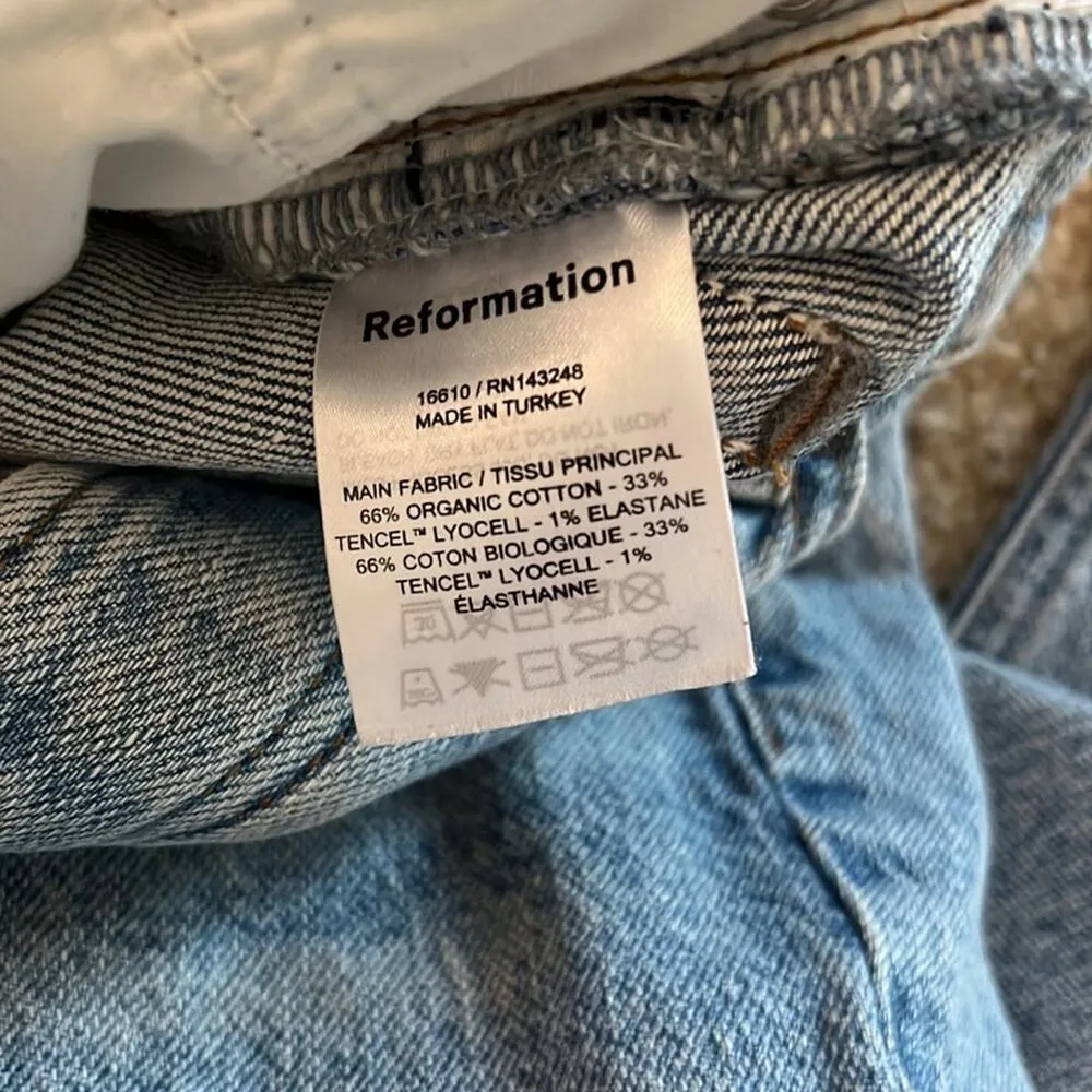Reformation jeans.  Size 25 - Image 6