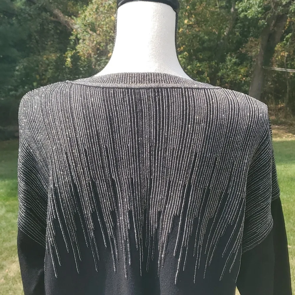 Alfani Glitter Embellished Crewneck Sweater - Image 8