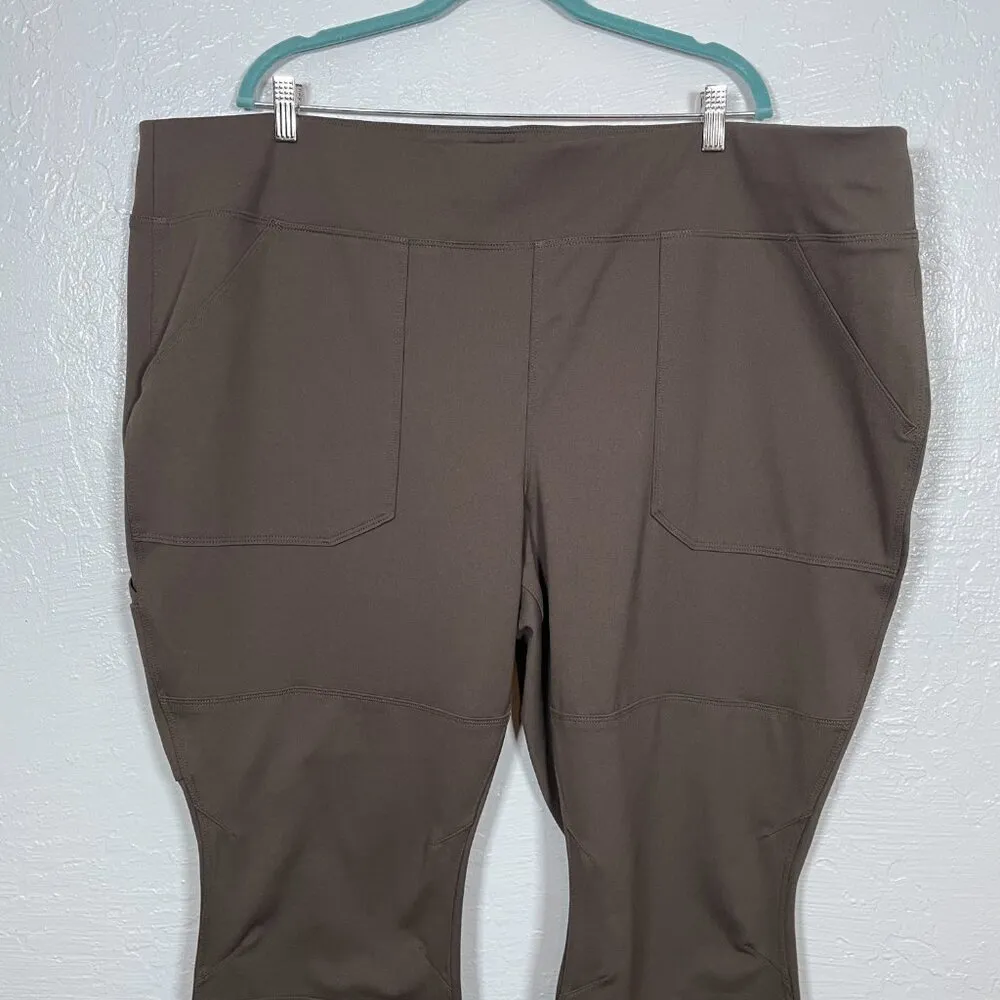Carhartt Women Plus Size 3X Brown Force Fitted Midweight Utility Legging Pockets - Image 3