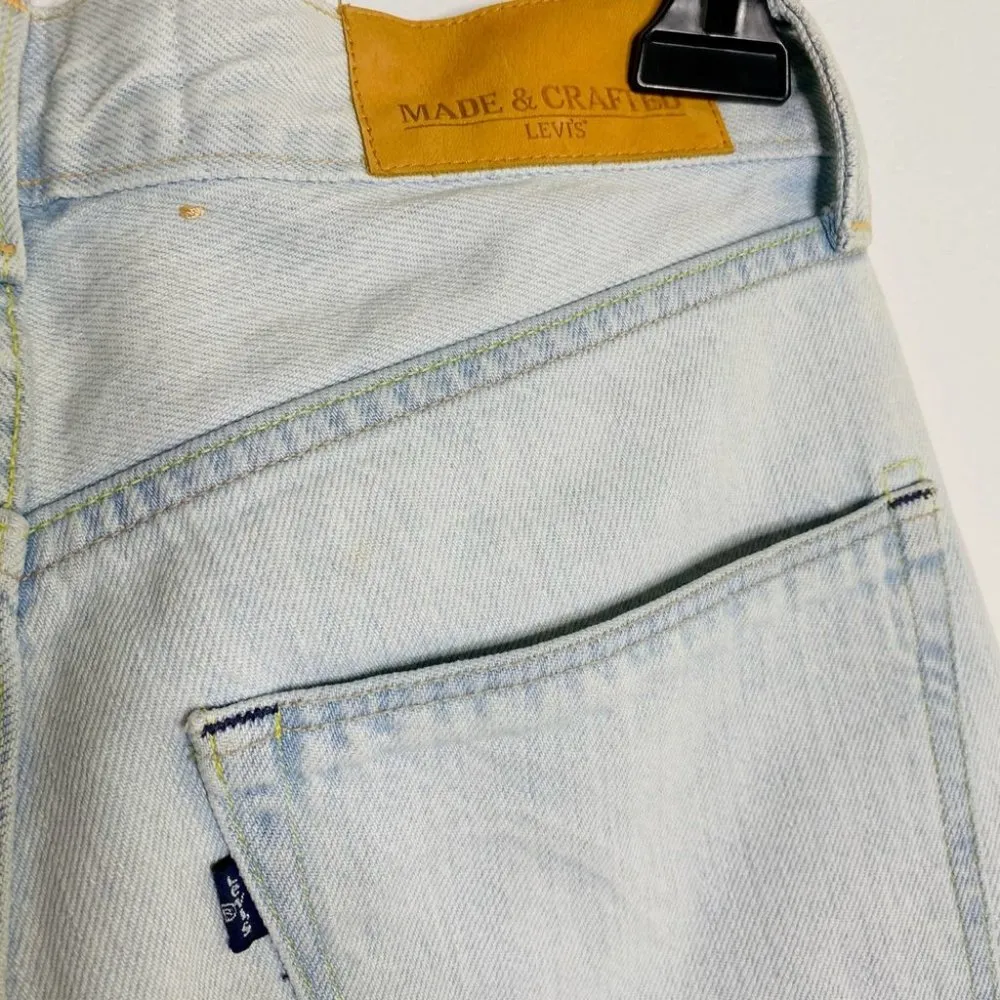 Levi's Light Wash Straight Leg Denim Jeans 80 Days - Image 8
