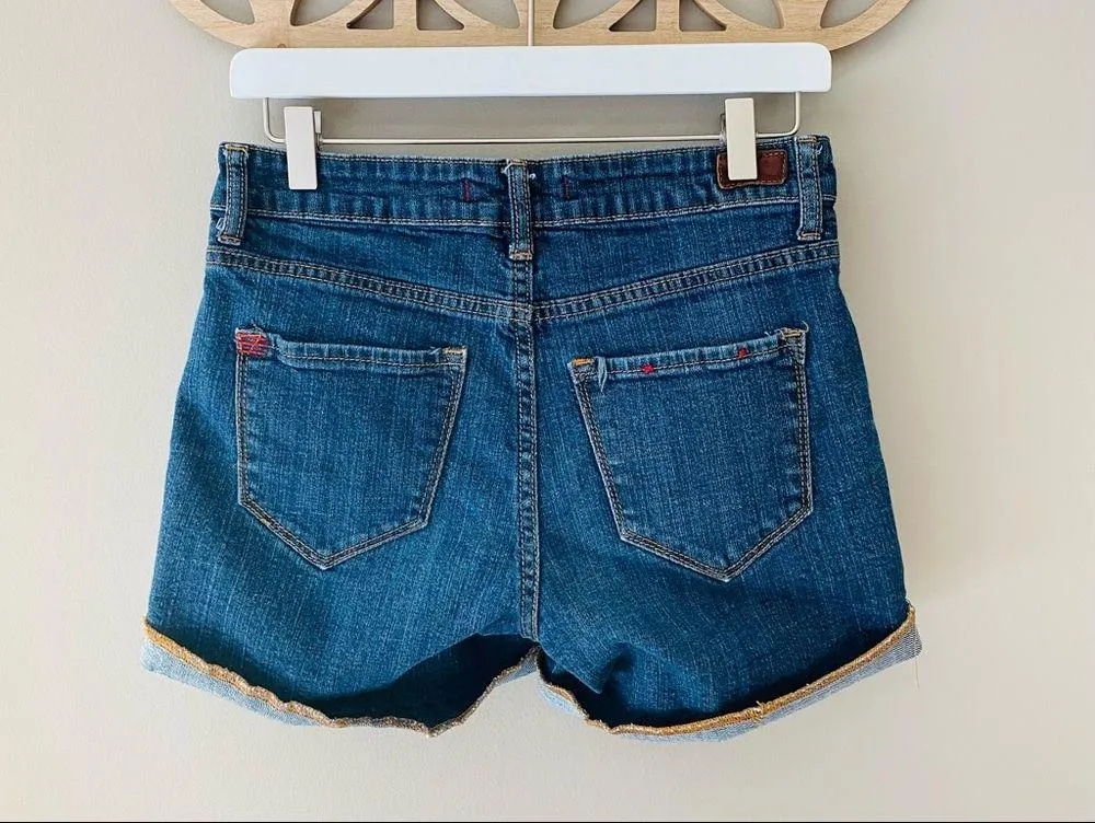 BDG by Urban Outfitters Shortie Denim Shorts Blue Sz 28 - Image 3