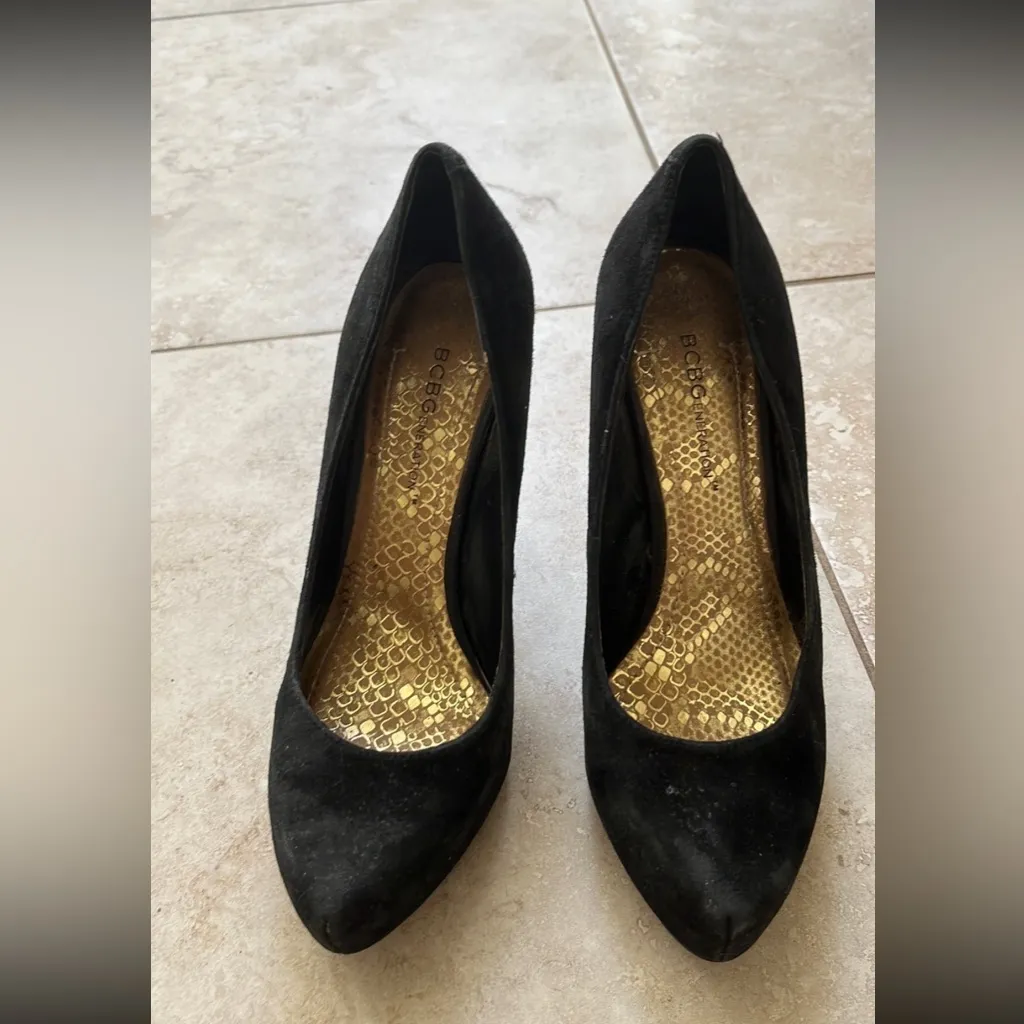 BCBG High Heel Black Pumps - Image 2