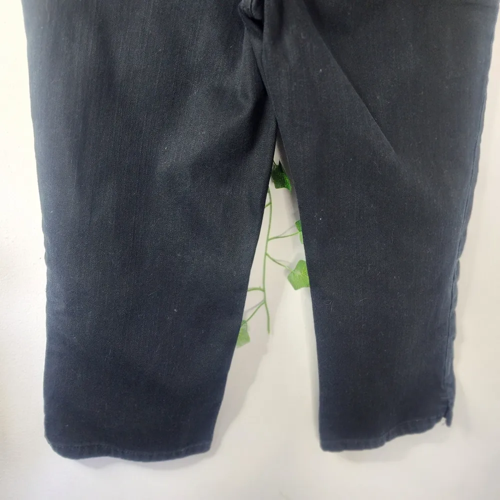 Chaps Crop Pants Black Jean's Size 8 - Image 6