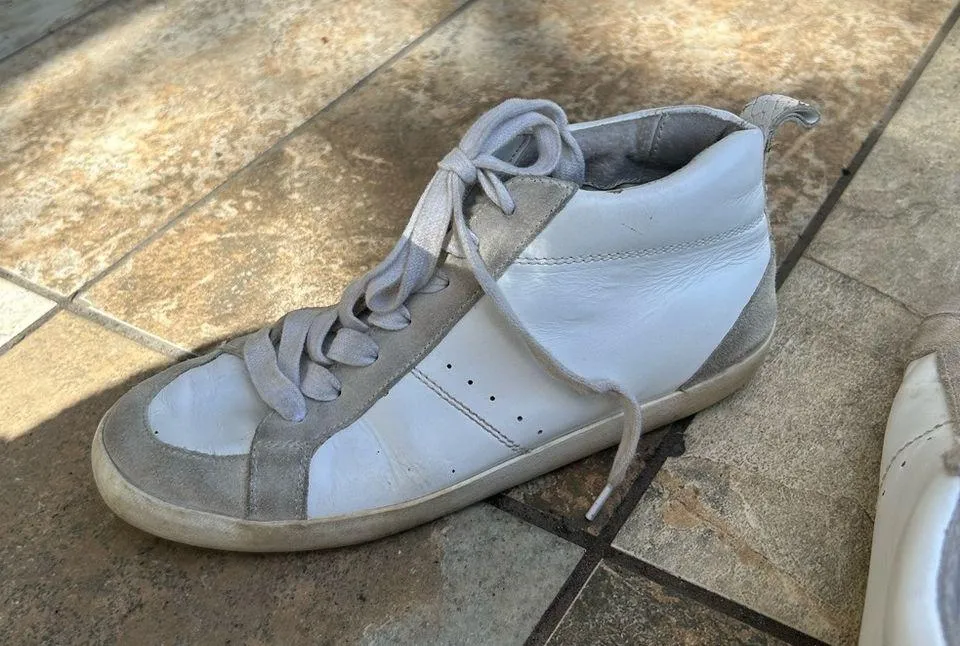 Leather Hightops! 8/1/2M - Image 3