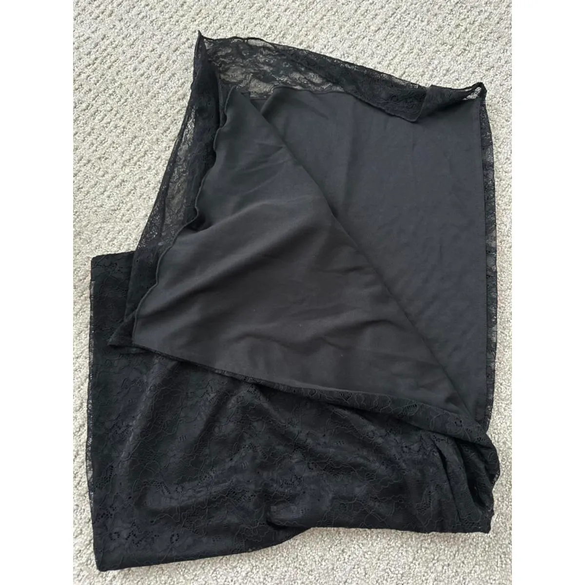 BP Floral Lace Maxi Skirt XX-Small BLACK NIGHT NWT XXS - Image 6