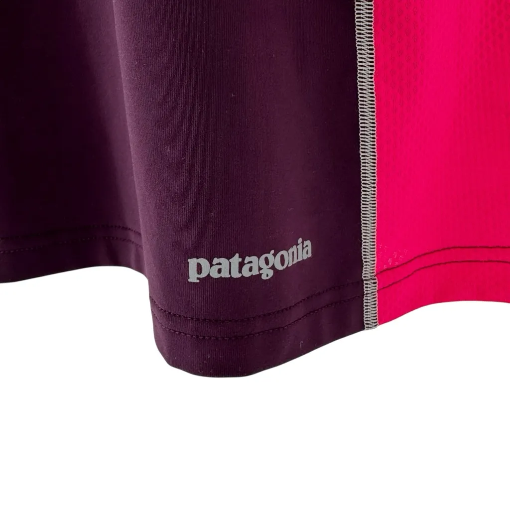 Patagonia Pink Purple Performance Active Athletic Razorback Dress Size Medium - Image 3