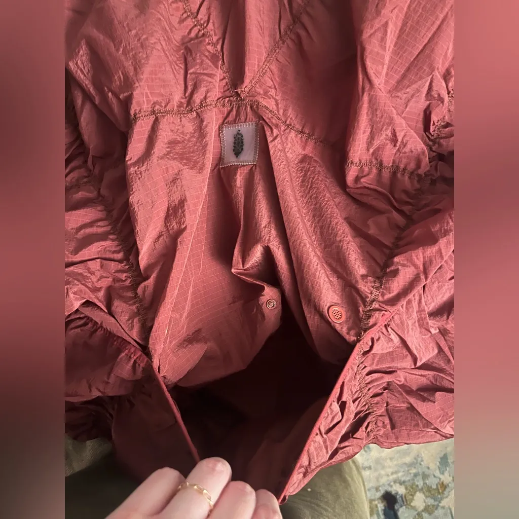 NWT Free People Happy Camper Pullover in Sour Cherry - Image 8