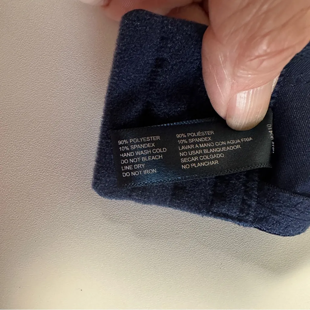 NAUTICA INTIMATES‎ 42D Navy Blue  Full Coverage Underwire Bra 3973-28 - Image 8