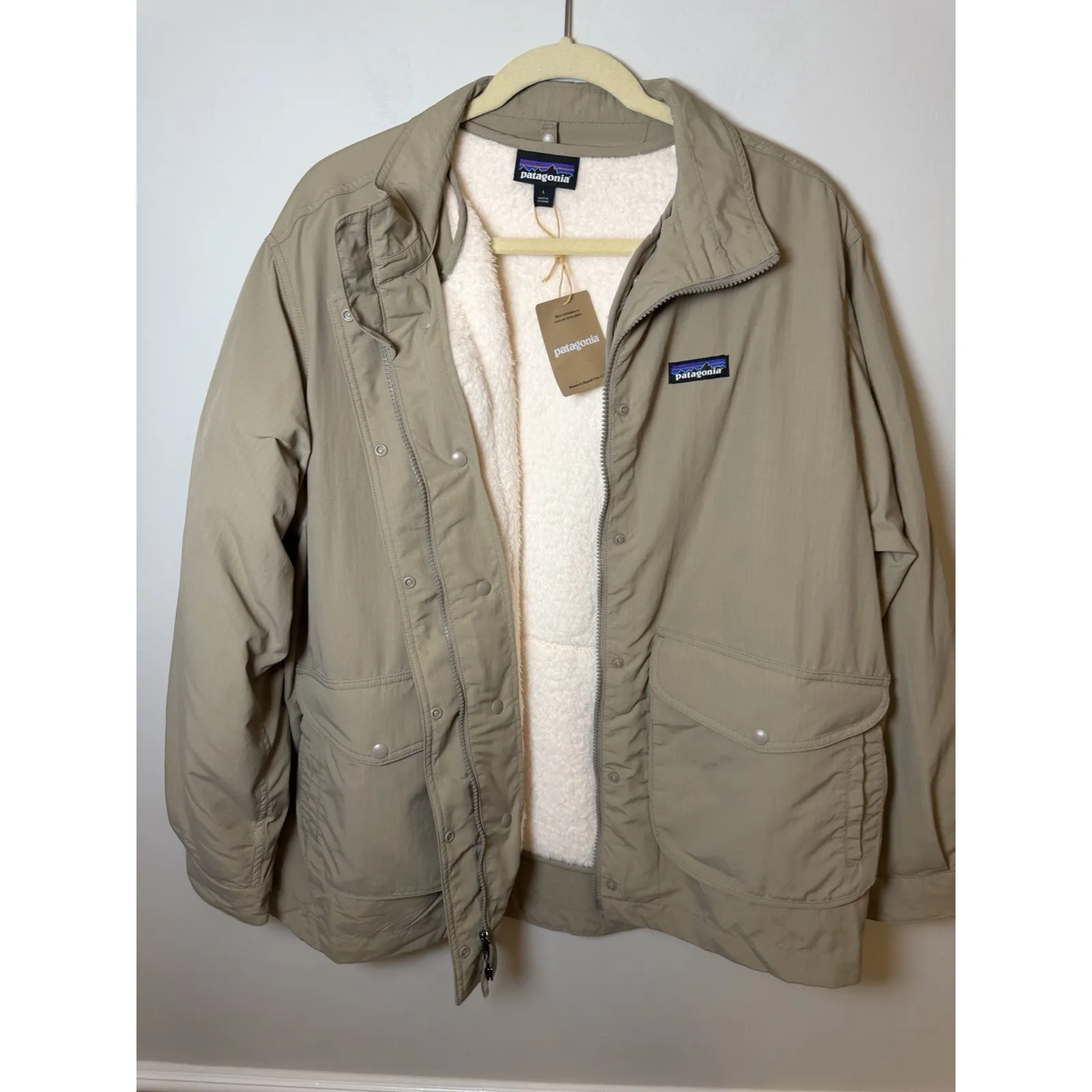 Patagonia Women's Skysail 3-in-1 Coat Seabird Grey Sz L NWT $299 - Image 8