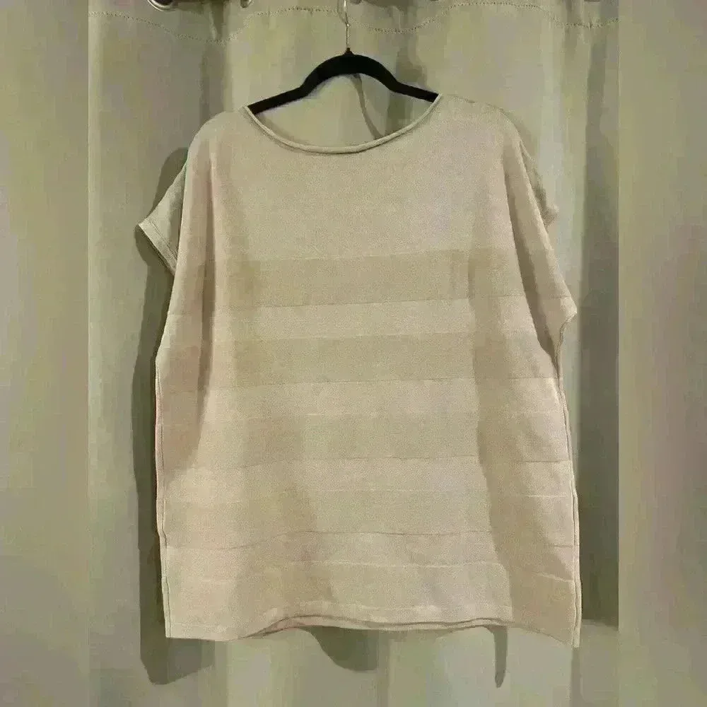 Women’s Pink Striped Top - Image 3