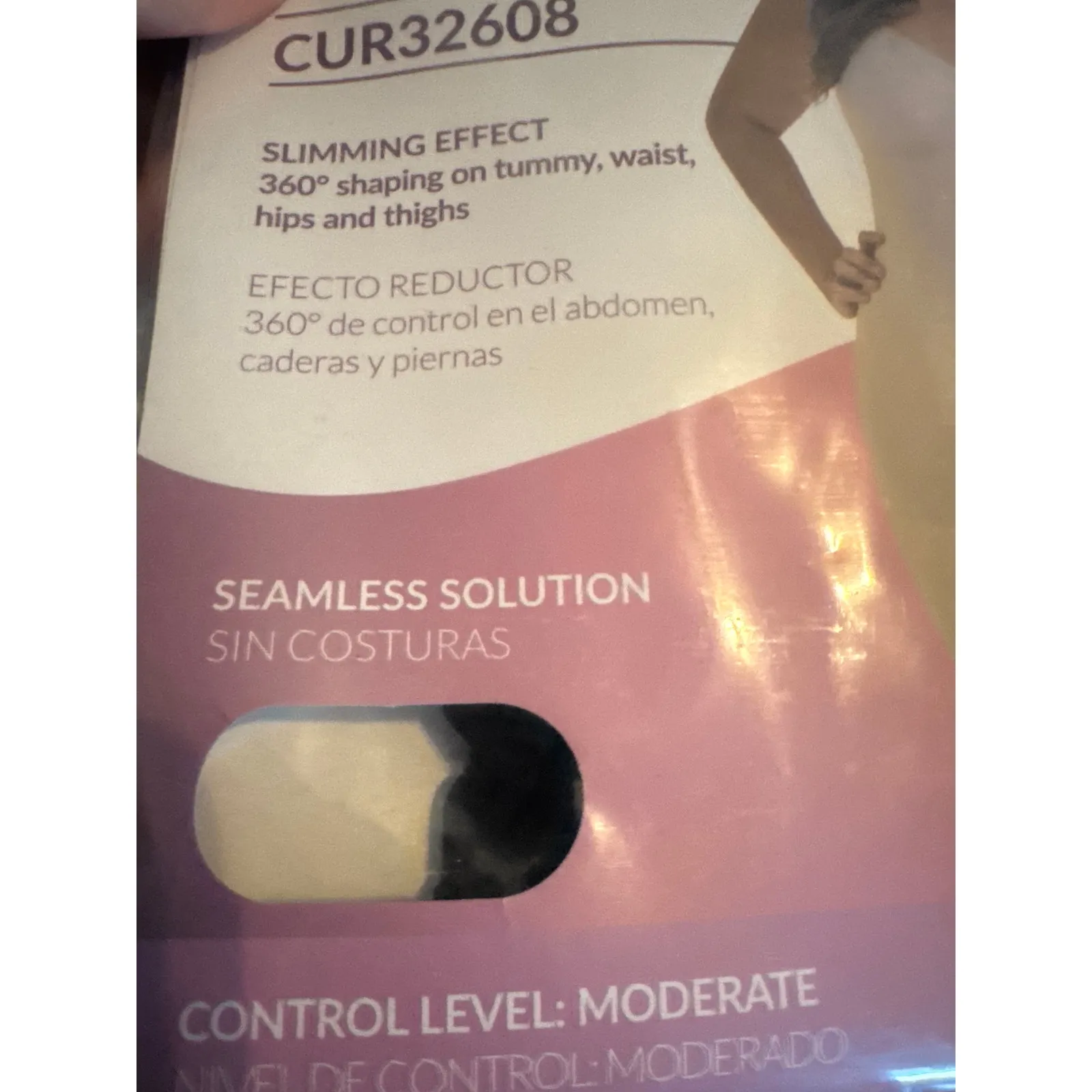 Brand New Curveez Women's Large Black Comfort Full Body Shapewear One Piece - Image 6