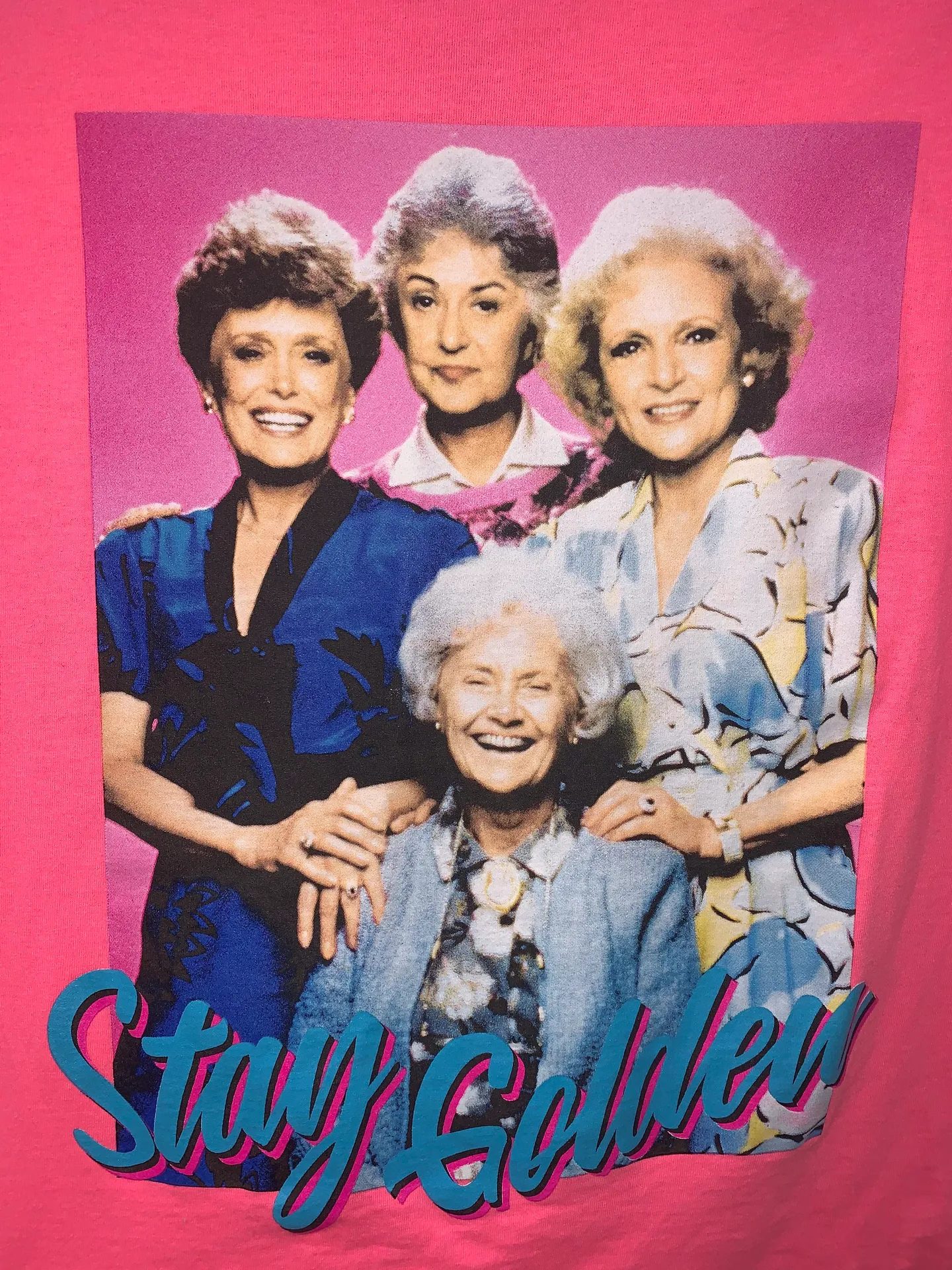 Golden Girls Graphic Tee Pink Size M - Image 2