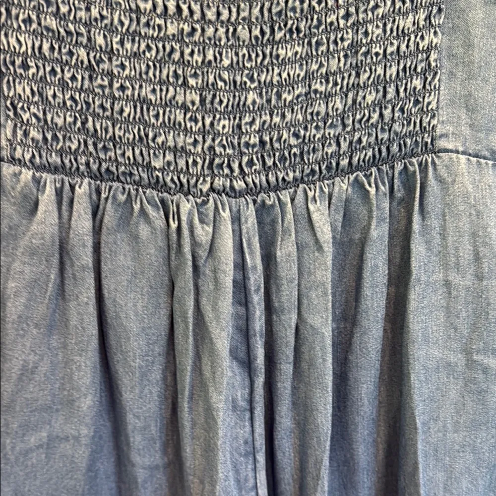 Loft sp Blue Denim Jumpsuit - Image 4