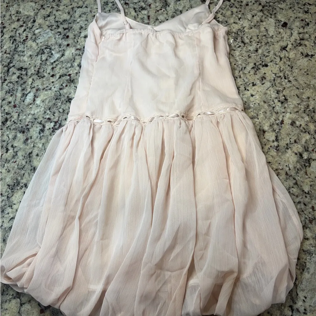 RSQ Light Pink Mini Bubble Dress - Image 6