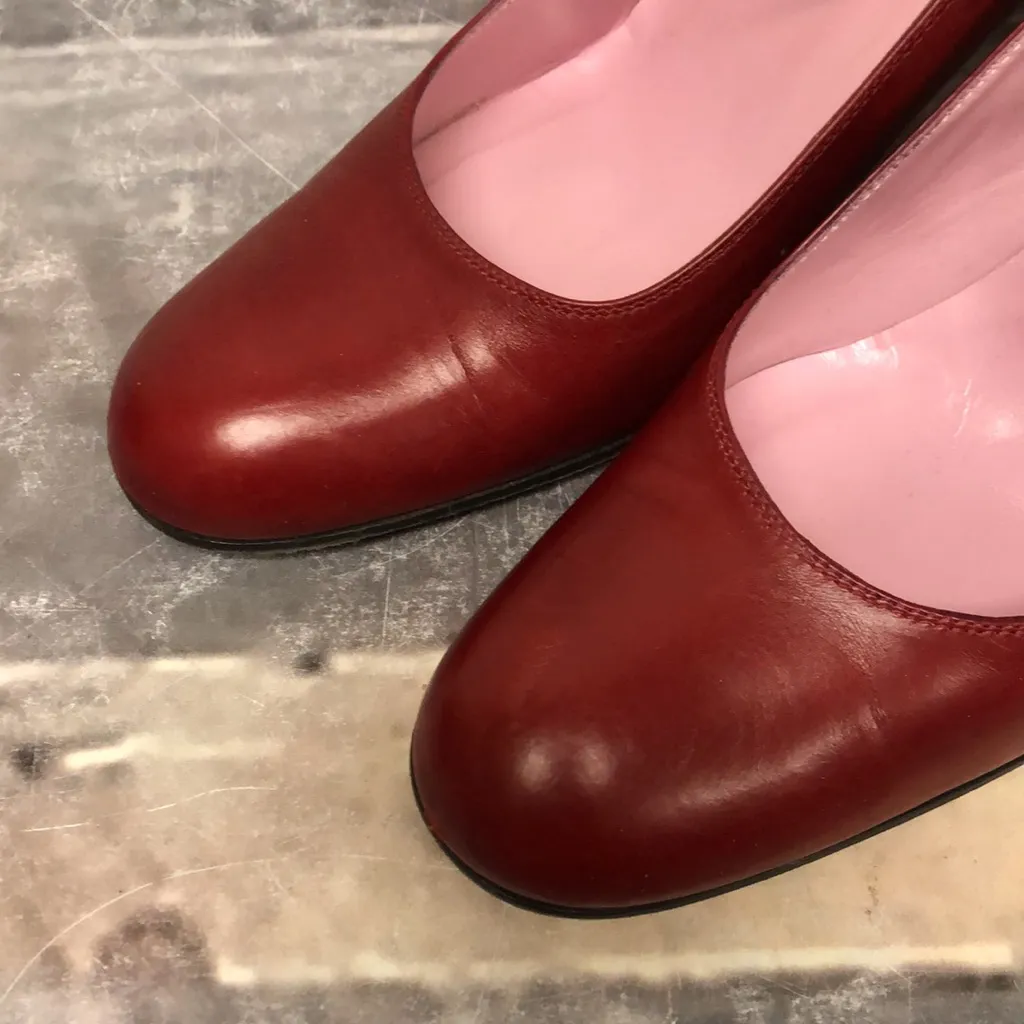 isaac miizrahi POOKA leather cut out strap daisy heels women’s sz 8.5‎ msrp $195 - Image 2