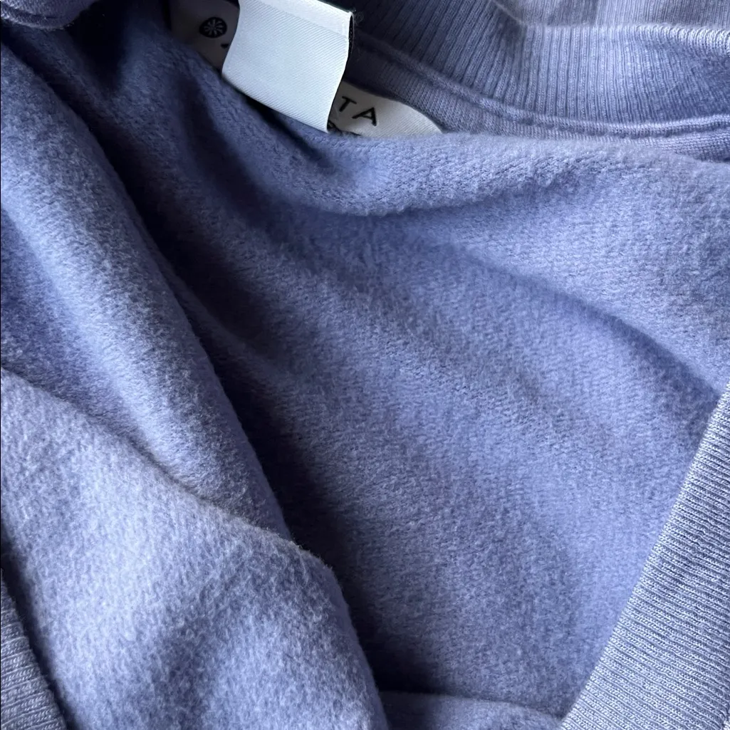 Athleta Coaster Lux Sweatshirt Small Purple Periwinkle - Image 6