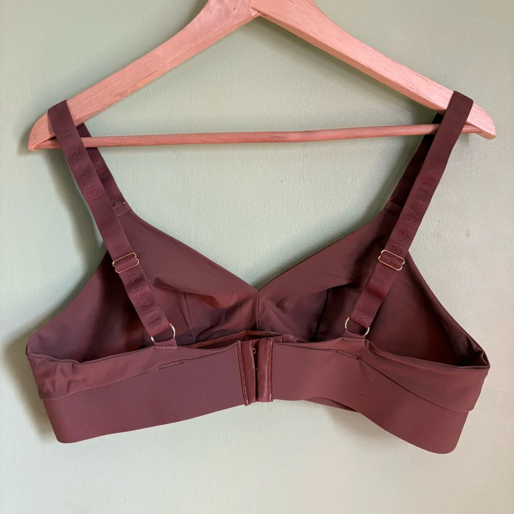 Nubian Skin Wireless Bra Brown Size XXL - Image 4