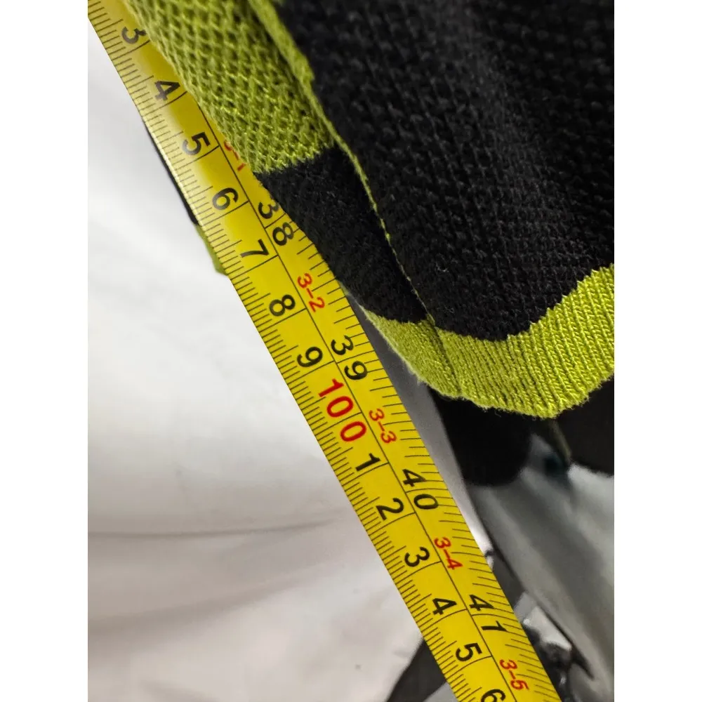 Knit Dress Bodycon Striped Sleeveless Party Cocktail Dress Green Black small siz - Image 5