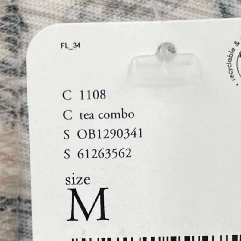 Free People White Tea Combo Hey Girl Tank Top Sz M NWT - Image 9