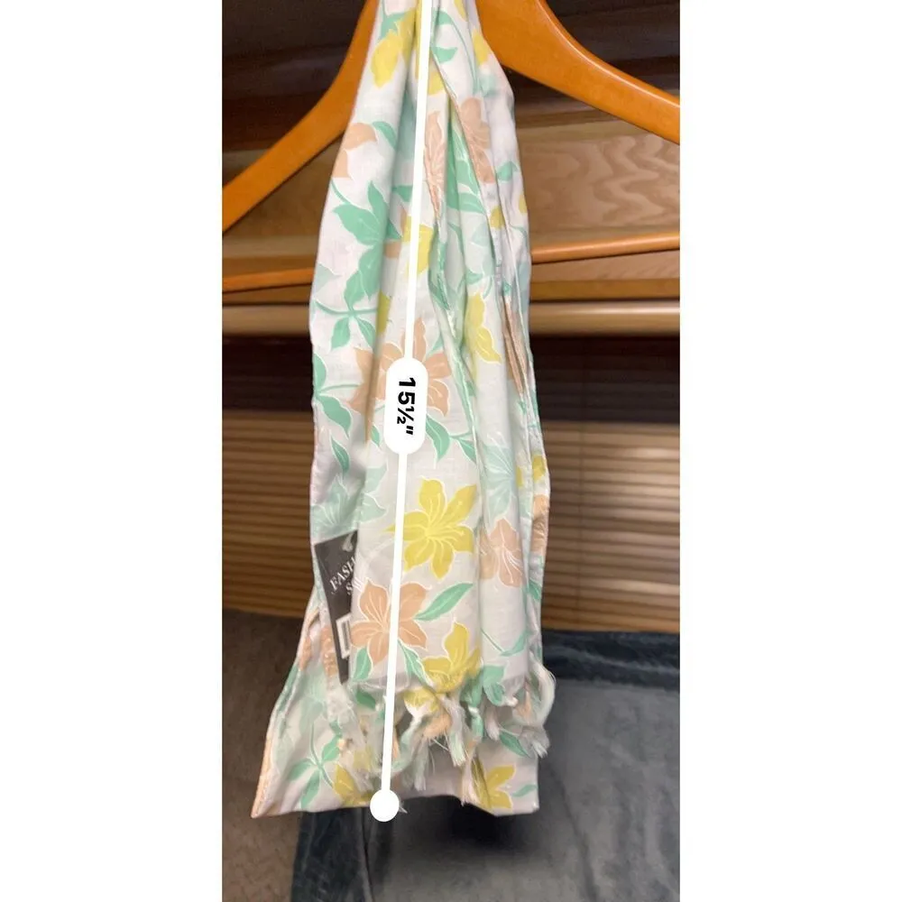 NEW Glentex Floral Scarf - Image 6