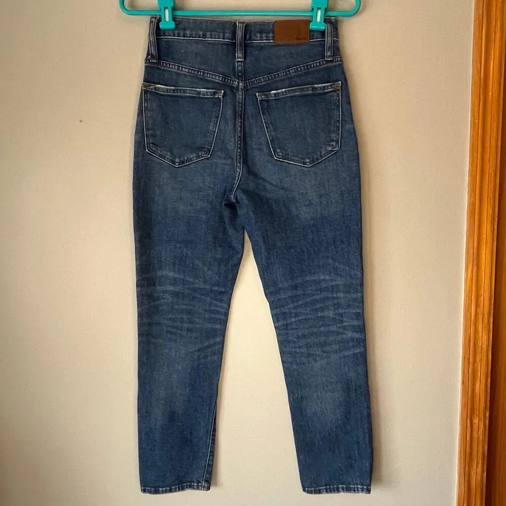 Madewell Light Wash High-Rise Slim Crop Boyjean Jean Size 24 - Image 2
