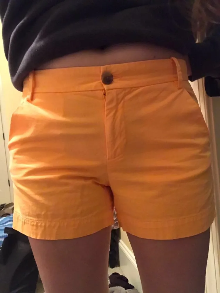 Bright Green Khaki Shorts - Image 3