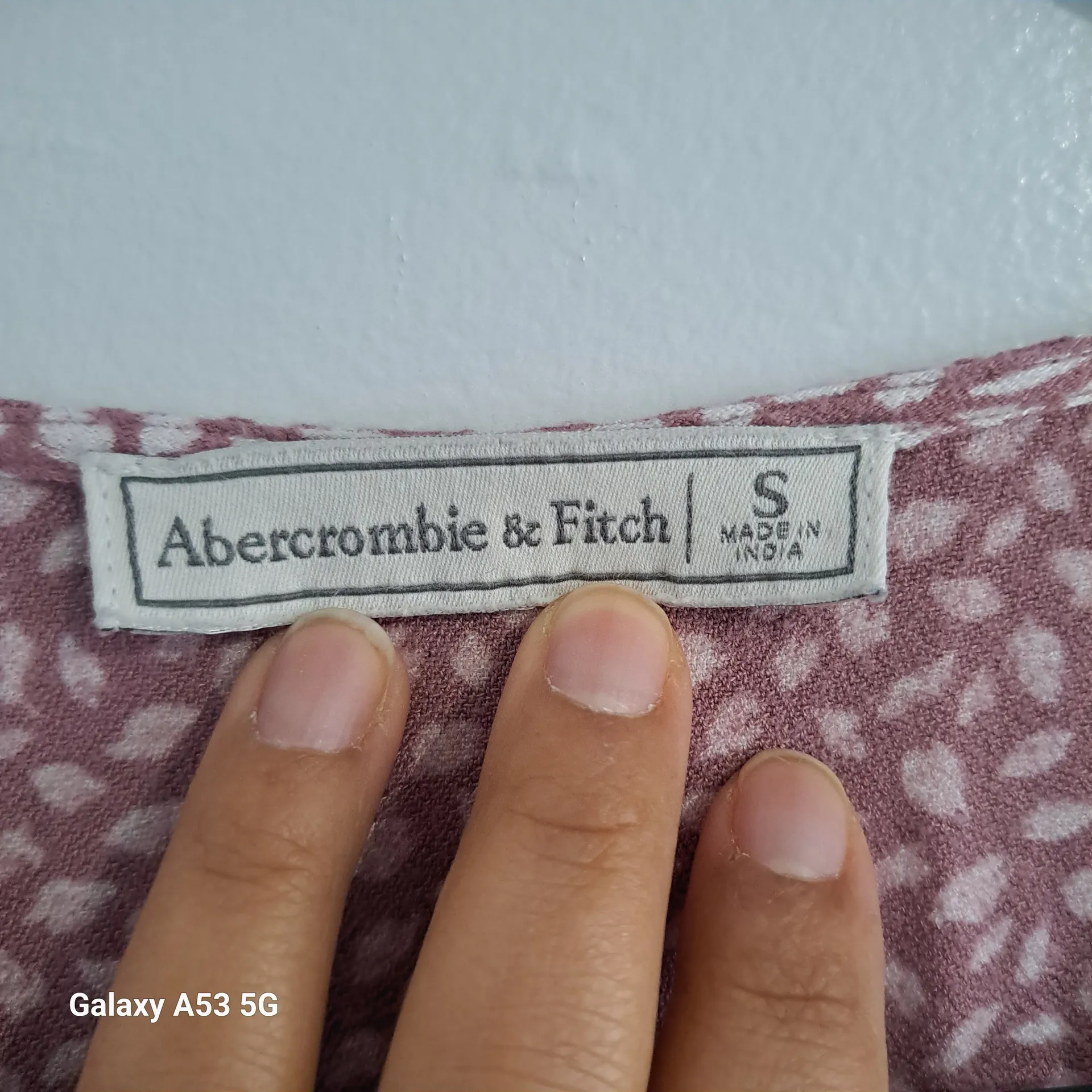 Abercrombie & Fitch Mauve High Low Dress - Image 3
