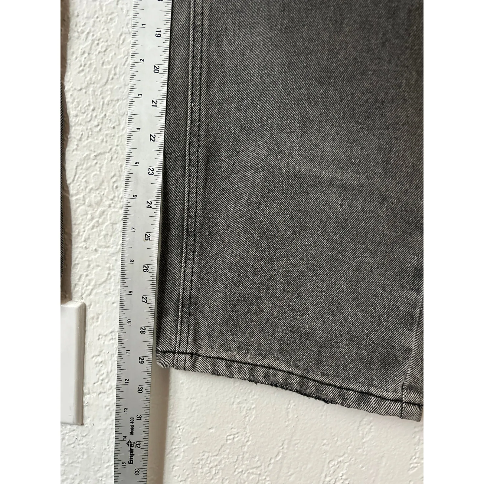 Micas Asymmetric Waist Straight Leg Denim Jeans L NWT - Image 7