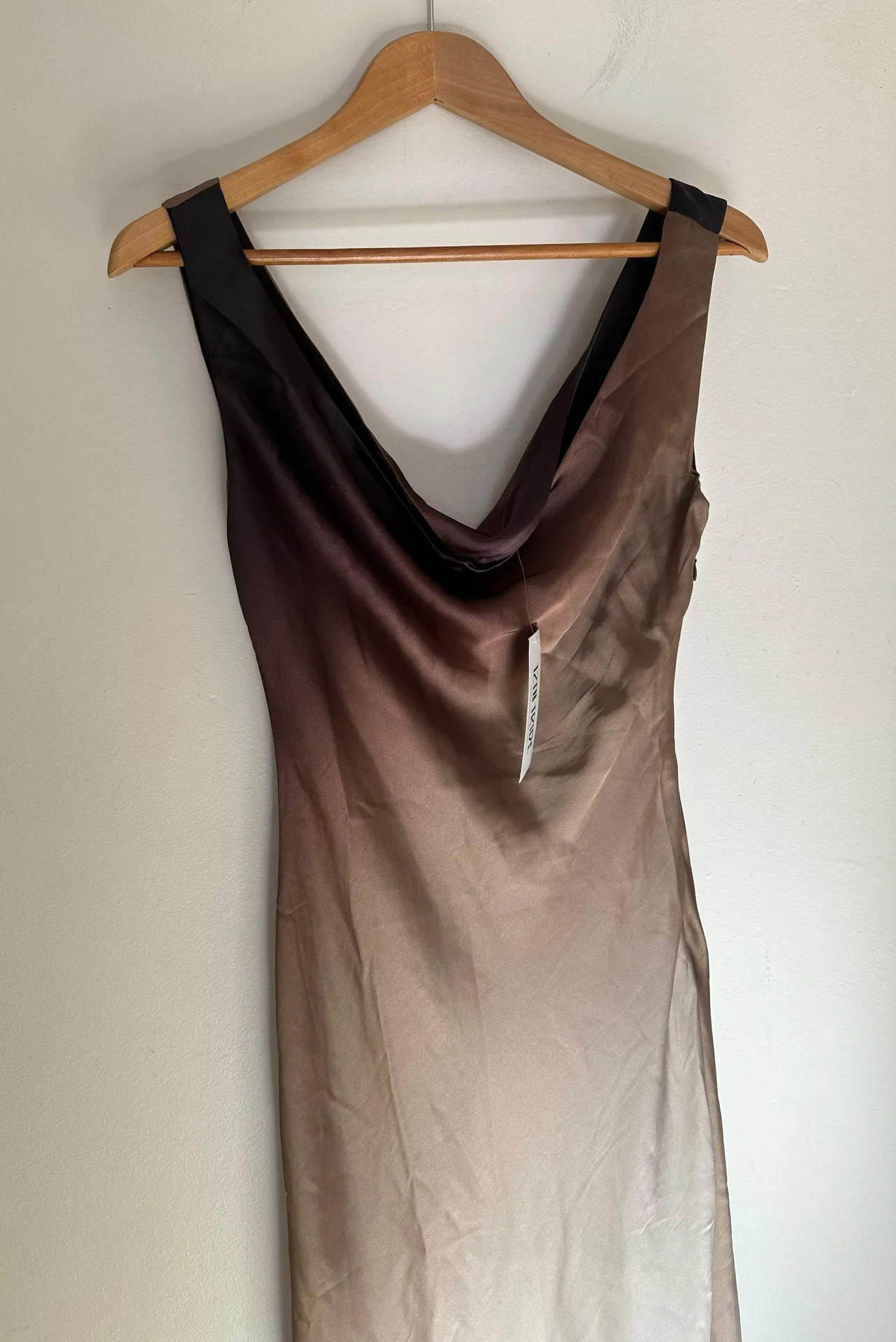 Anthropologie Ombré Mocha Dress - Image 3