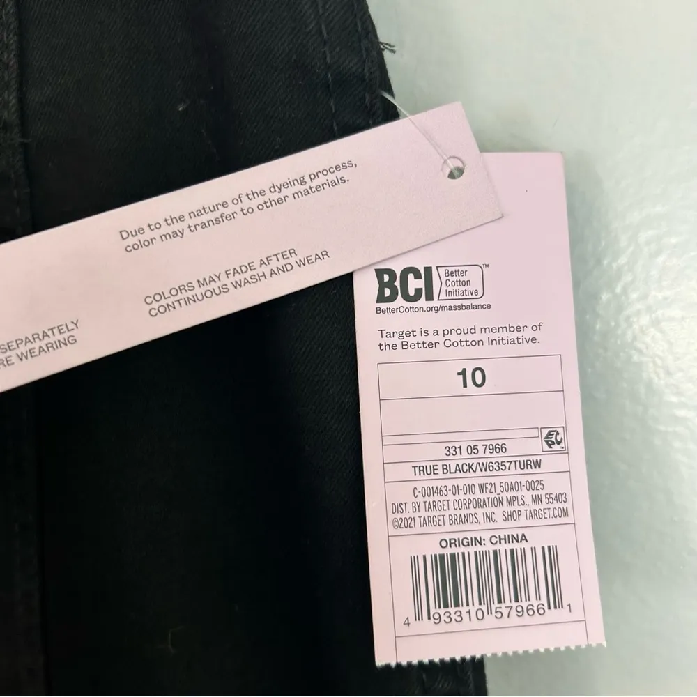 NWT Wild Fable High Waisted Black Denim Mini Skirt Size 10 - Image 6