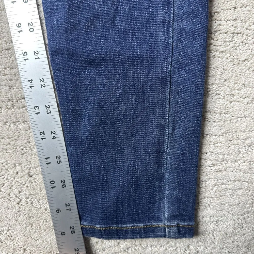 Women's Judy Blue 3/26 High Rise Skinny Fit Distressed Plaid Tummy Control Jeans - Image 3