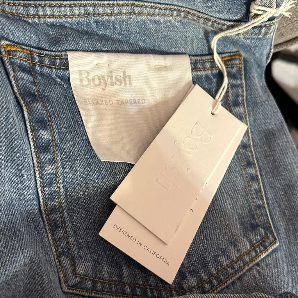 Boyish Women's Button-fly High Rise Blue Jeans Size 30 - Image 4