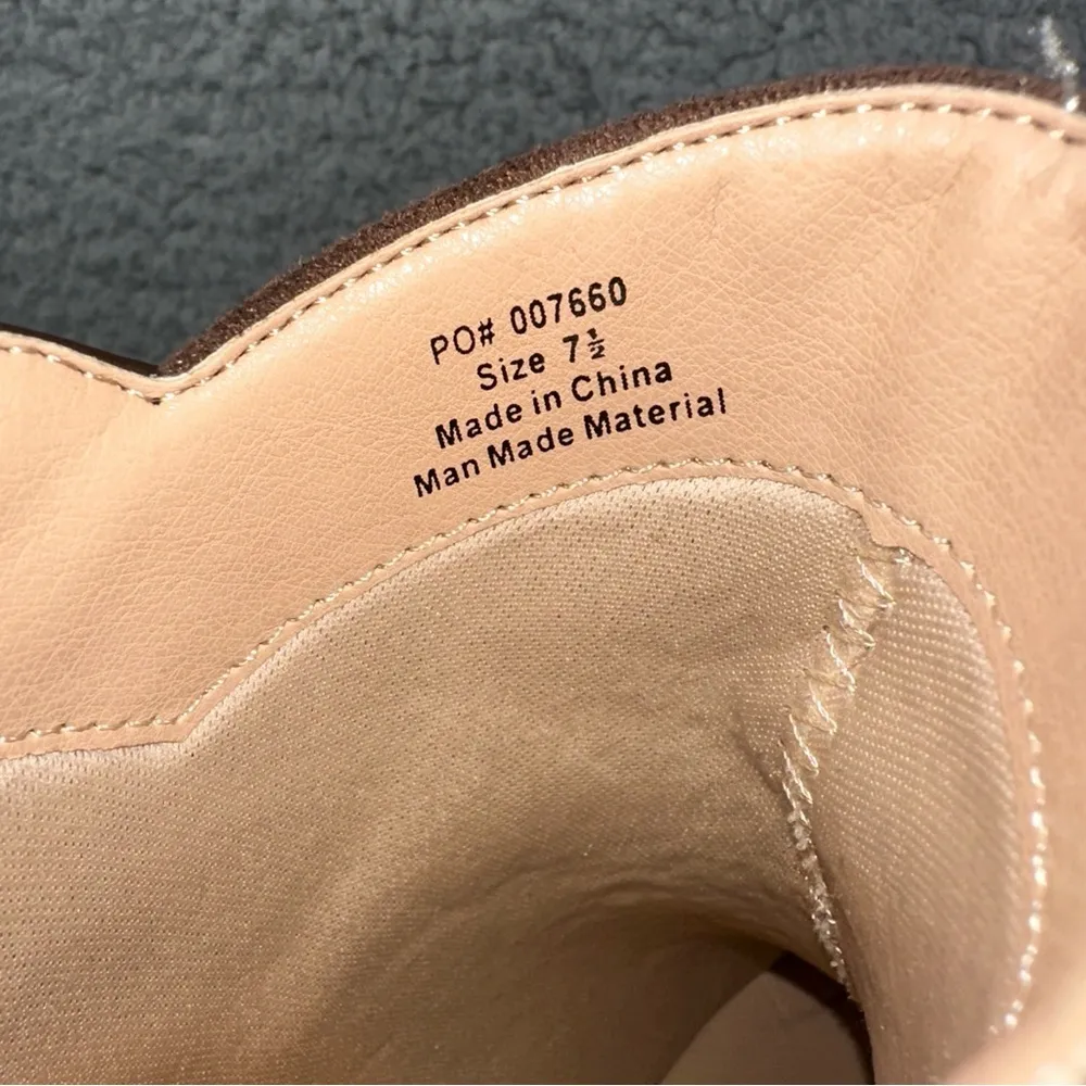 Journee Collection Shoes Womens 7.5M Consuello Pointed Toe Block Heel Booties - Image 10