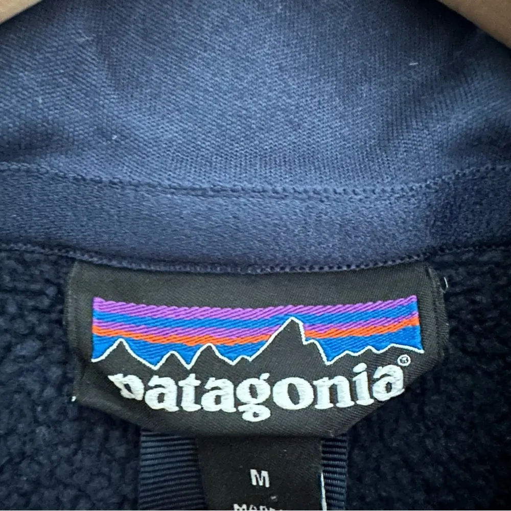 Patagonia Women's Quarter Zip Pullover Better Sweater in New Navy Blue Medium - Image 4